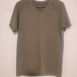 BYLT Basics Men's V Neck Shirt - Small - Green